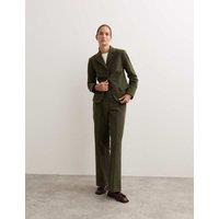 Cotton Rich Italian Moleskin Cropped Jacket