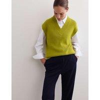 Pure Merino Wool V-Neck Knitted Vest