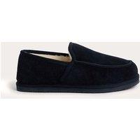 Autograph Suede Moccasin Slippers with Freshfeet Dark Navy