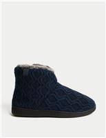 Knitted Slipper Boots with Freshfeet