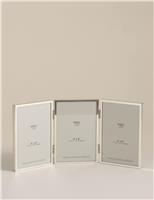 Metal Triple Photo Frame 4x6 inch