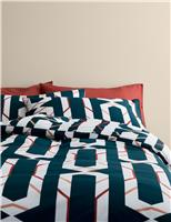 Pure Cotton Block Chain Print Bedding Set