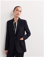 Pure Wool Crepe Cigarette Trousers