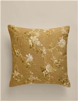 Pure Cotton Floral Kantha Stitch Cushion