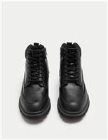 Side Zip Military Boots