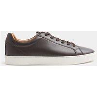 Autograph Leather Lace-Up Trainers Dark Brown