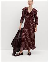 Polka Dot Midaxi Tea Dress