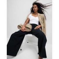 Cotton Rich Sweetheart Neck Slim Fit Top