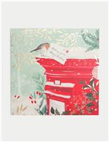 Christmas Robin Post Box Gift Card