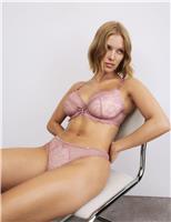 Forget Me Not Lace Wired Plunge Bra F+