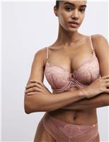 Forget Me Not Lace Wired Balcony Bra A-E