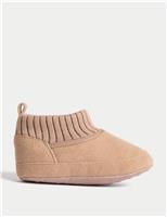 M&S Baby Pram Shoes (0-18 Mths) Tan