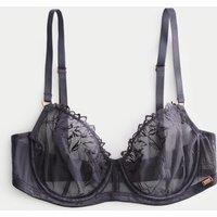 Lisianthus Embroidery Wired Balcony Bra A-E