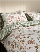 Pure Cotton Trailing Leaves Bedding Set