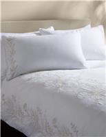 Pure Cotton Celandine Embroidered Bedding Set