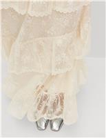 Lace Maxi Tiered Skirt