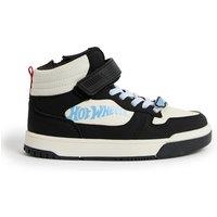 M&S Kids' Hot Wheels High Top Trainers (4 Small - 2 Large) Black Mix