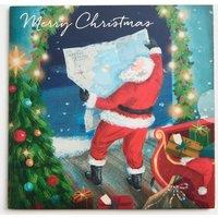 M&S Christmas Santa Gift Card No Colour