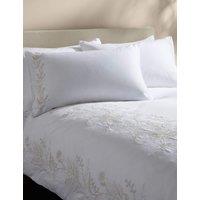 Pure Cotton Celandine Embroidered Bedding Set