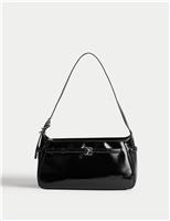 Buckle Baguette Bag