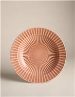 Reactive Striped Serving Bowl