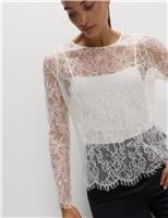 Lace Long Sleeve Top