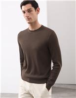 Merino Wool Blend Ribbed Performance Jumper