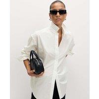 Pure Cotton Oversized Embellished Shirt