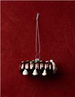 Colin the Caterpillar Glass Hanging Decoration