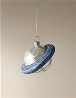 UFO Glass Hanging Decoration