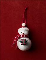 Felt Hanging Snowman Decoration