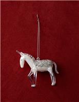 Unicorn Glass Hanging Decoration