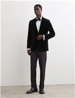 Pure Cotton Velvet Blazer