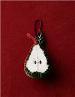 Velvet Hanging Pear Decoration