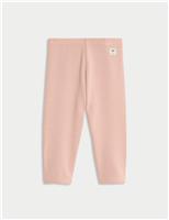 Cotton Blend Fleece Lined Leggings (0-3 Yrs)