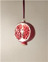 Glass Hanging Pomegranate Decoration