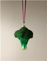 Glass Hanging Broccoli Decoration