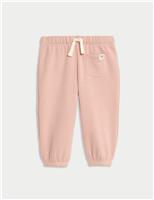 Cotton Blend Fleece Lined Joggers (0-3 Yrs)