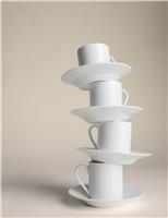 Set of 4 Maxim Espresso Cups & Saucers