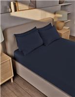 Pure Brushed Cotton Deep Fitted Sheet