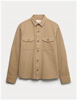 Regular Fit Cotton Rich Shacket