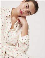 Pure Cotton Dobby Floral Pyjama Set