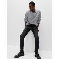 M&S Slim Fit Comfort Stretch Jeans Black Denim