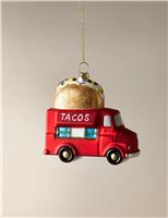 Taco Truck Glass Hanging Decoration