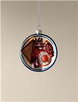 Glass Hanging Fry Up Decoration