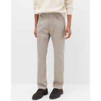 M&S Straight Fit Stretch Jeans Pebble