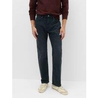 M&S Straight Fit Stretch Jeans Smokey Blue