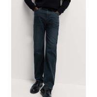 M&S Straight Fit Stretch Jeans Smokey Blue