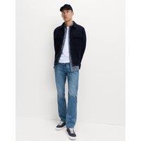 M&S Straight Fit Stretch Jeans Slate Blue