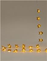 20 Gingerbread Battery String Lights